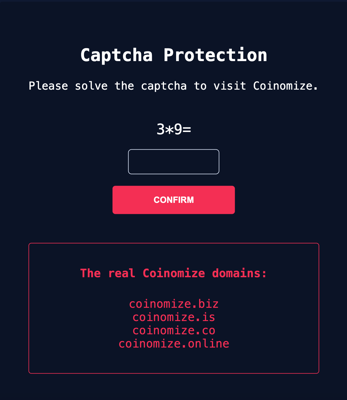 Contact Coinomize